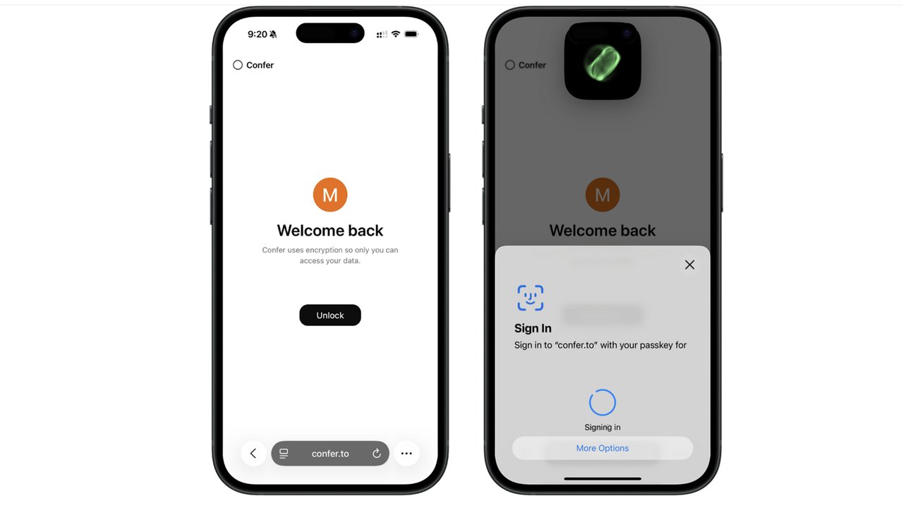 Confer encrypted AI chatbot interface