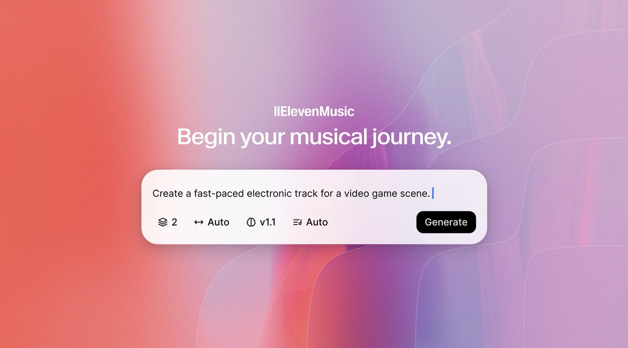 ElevenLabs Eleven Music AI music generation platform