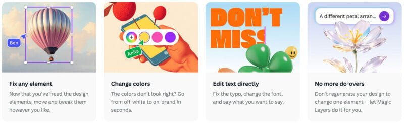 Canva Magic Layers before and after comparison