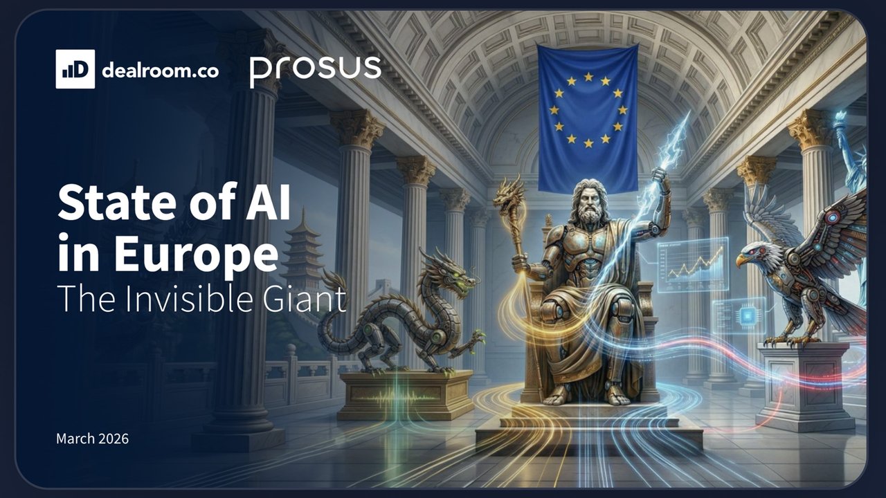 State of AI in Europe report showing key statistics comparing European and US AI ecosystems