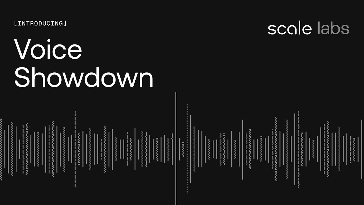 Scale AI Voice Showdown benchmark introduction