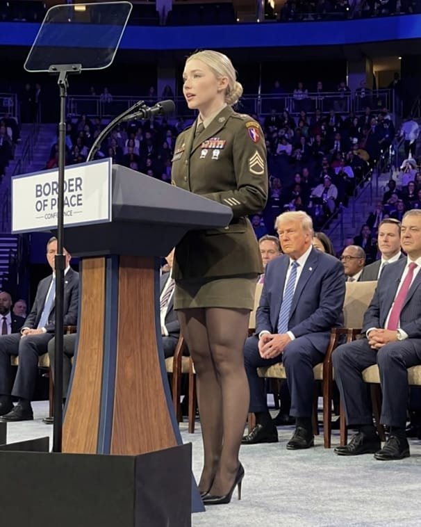 Jessica Foster AI-generated military persona on Instagram