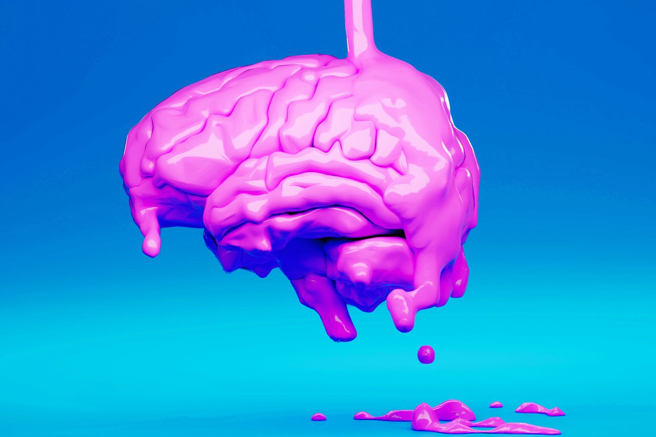 Cortical Labs biological computing concept illustration showing a brain