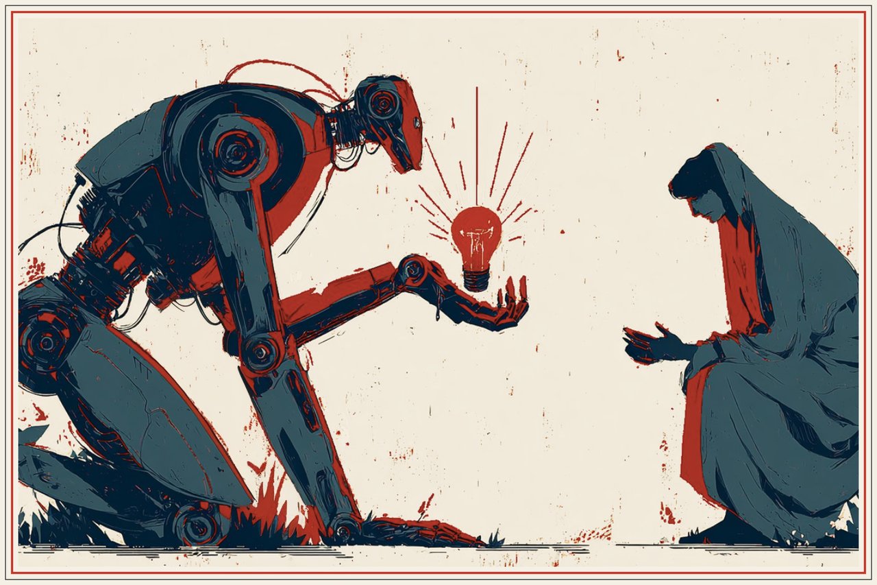 Cognitive Surrender study visualization showing how AI reshapes human reasoning through System 3