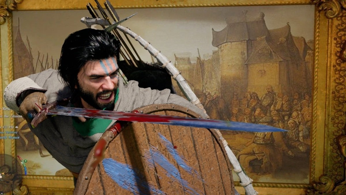 Community-flagged AI art assets in Crimson Desert