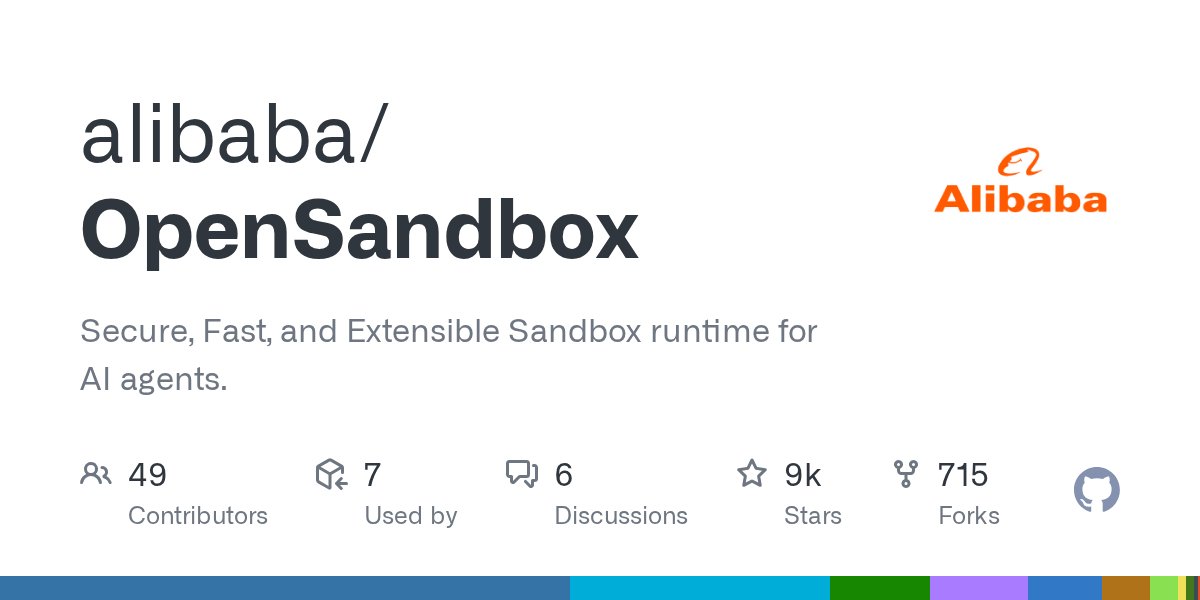 OpenSandbox GitHub repository