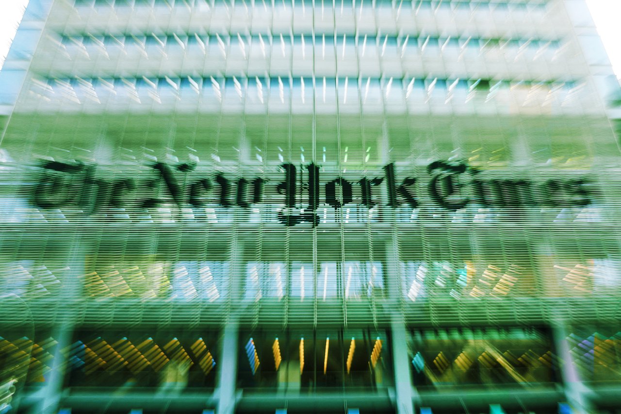 New York Times building — among major US papers found publishing AI-generated and AI-assisted news content without reader disclosure