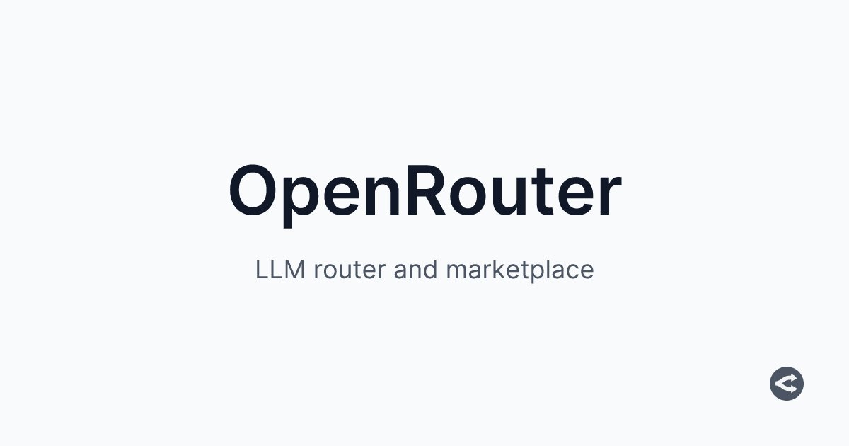 OpenRouter AI model routing platform — one API to access 100+ AI models for automation workflows