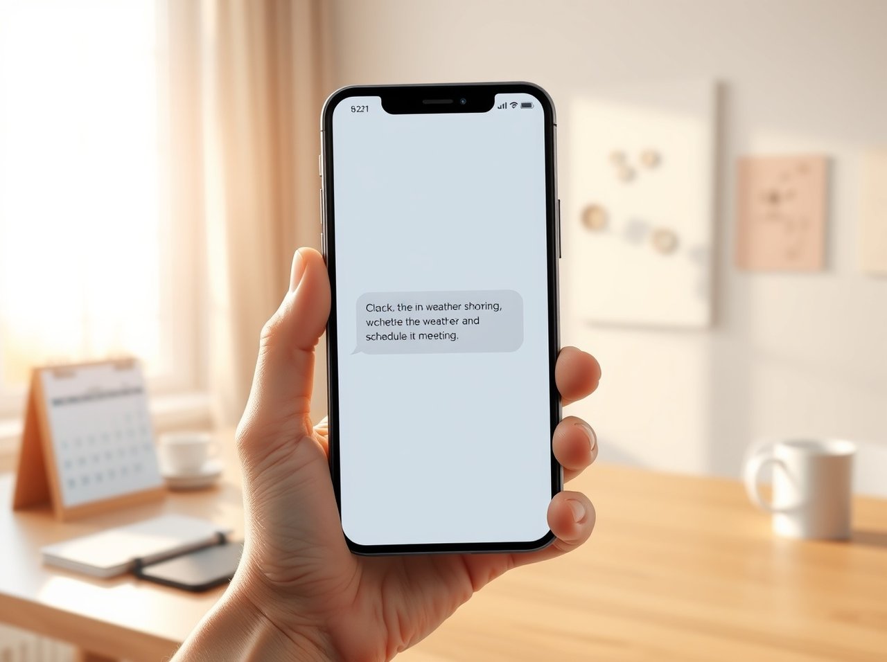 Poke AI automation agent responding to task via iMessage text on a smartphone