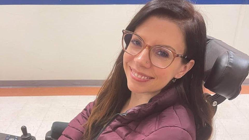 Breanna Olson, ALS dancer from Tacoma Washington, who performed via Waves of Will brainwave-controlled BCI avatar live in Amsterdam