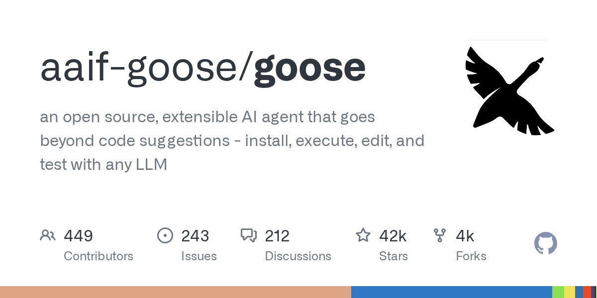 Block's Goose open-source AI coding agent — free Claude Code alternative for AI automation, 26,100+ GitHub stars, 362 contributors