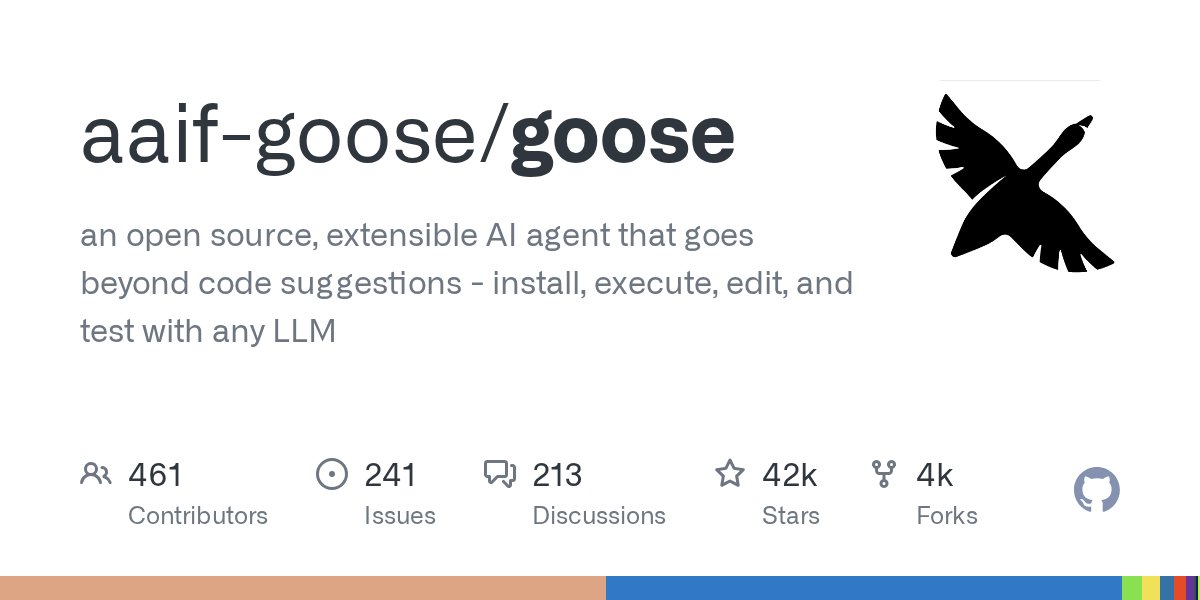 Goose open-source AI coding tool by Block — free Claude Code alternative with 26,100+ GitHub stars