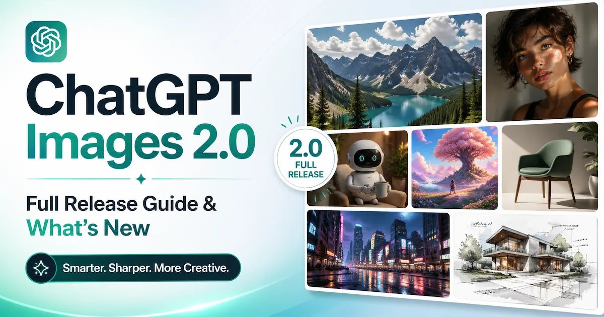 ChatGPT Images 2.0 release overview showing new capabilities and modes