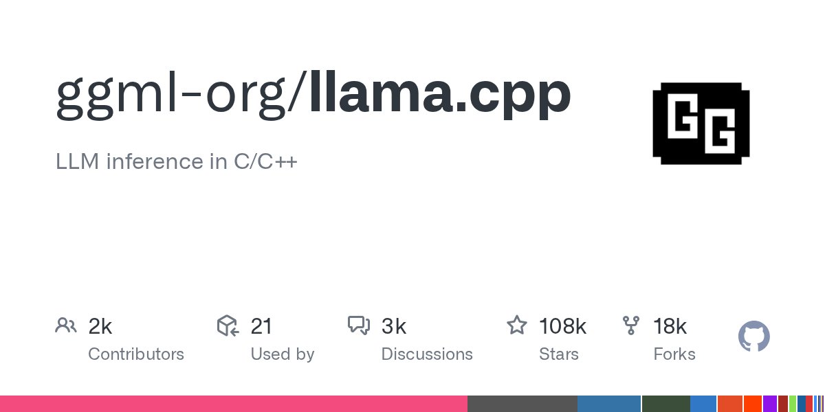 llama.cpp GitHub repository — open-source AI inference engine powering free local LLM coding tools including Ollama and LM Studio on consumer hardware