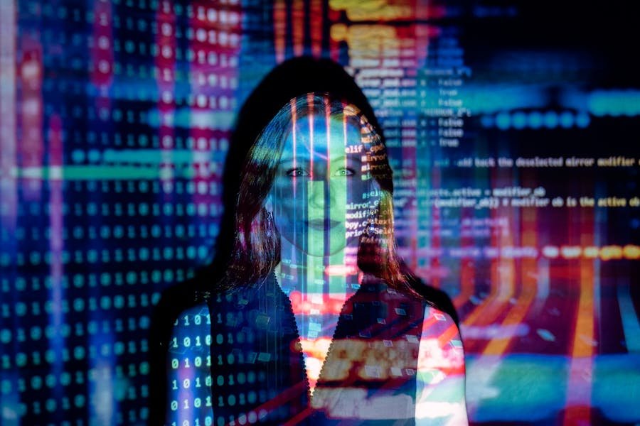 Research team working alongside AI automation tools in a modern technical environment